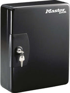 Key Cabinet [Wall Mounted] [50 Key Hooks] KB-50ML - Includes 50 Key Tags and Labels