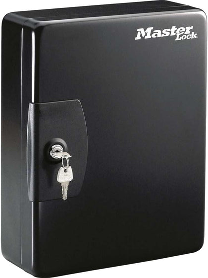 Key Cabinet [Wall Mounted] [50 Key Hooks] KB-50ML - Includes 50 Key Tags and Labels