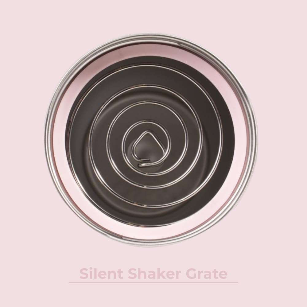 Insulated Protein Shaker Bottle 24 oz, Silent Mixing, Wildrose