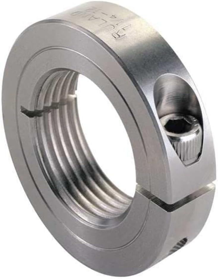 Ruland Shaft Collar,Threaded,1Pc,1/2-13 In,SS TCL-8-13-SS - 1 Each