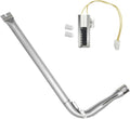 DG62 00066A Oven Burner Tube with DG94 00520A Igniter Replacement Part for Samsung Oven Bake Burner Parts for Models FX5, FX7, NX58M, NX58K, NX58J, NX58H, NX58F