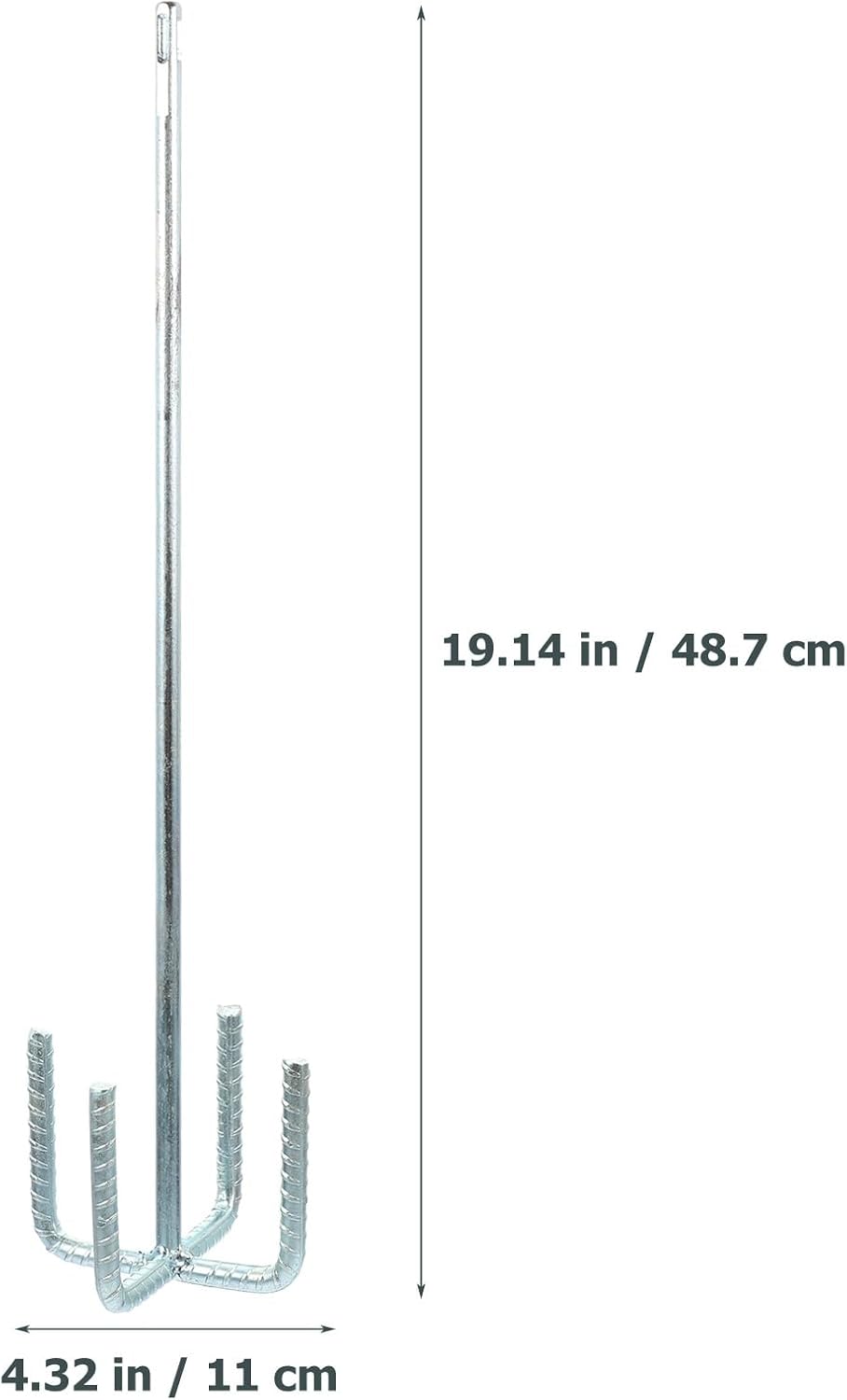 Power Drill Mixer Attachment, Metal Paint Mud Mixer Heavy Duty Paint Cement Grout Bucket Mixer Professional Drywall