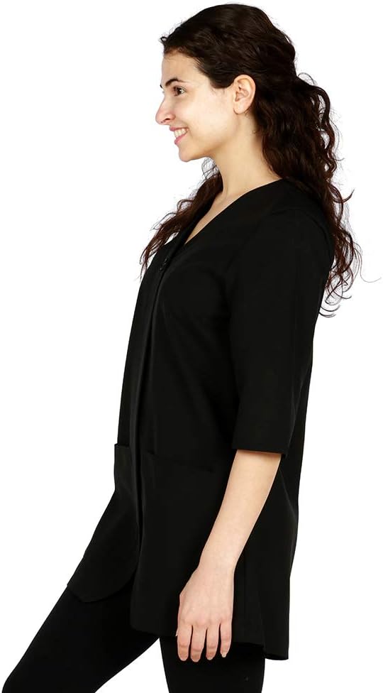 Judi Professional Salon Smock – Bleach-Proof, Lightweight Stylist Jacket for Women, Machine Washable Spa Uniform