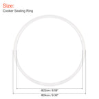 MECCANIXITY Sealing Ring, Replaceable Silicone Gasket Accessories for Cooker 22x24cm(IDxOD)
