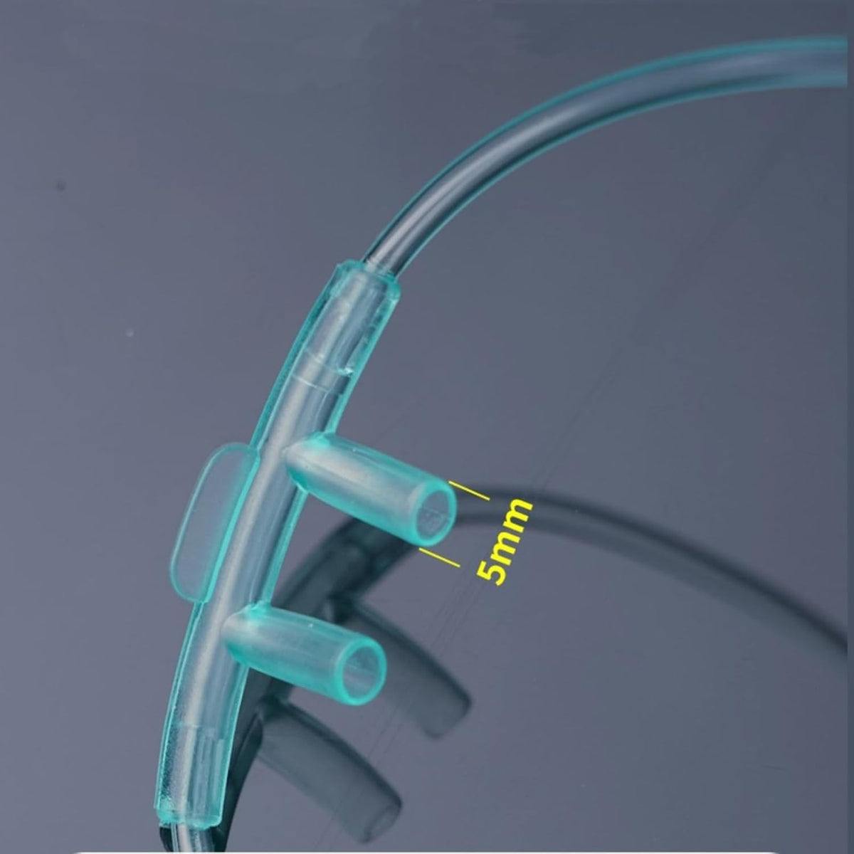 YONCOZY Soft Nasal Oxygen Cannula for Adult (5 Pack) - 7 Feet, Standard Connector, Kink Resistant, Lightweight Tubing for Comfortable Oxygen Delivery, White