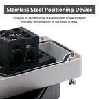 Watris Veiyi Push Button Switch Station Box, ABS Weatherproof Momentary Switch, One Push Button Control Switch, Push Button Starter Switch for Gate Opener