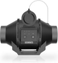 AC Infinity Automatic Booster Duct Fan 4" Inline Fan with Pressure Switch