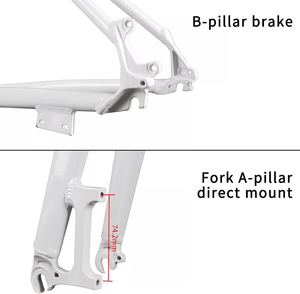 Gravel Road Bike Frameset 700C Disc Brake Aluminum Alloy Bicycle Frames 47cm Cyclocross Bike Frame with Fork Routing