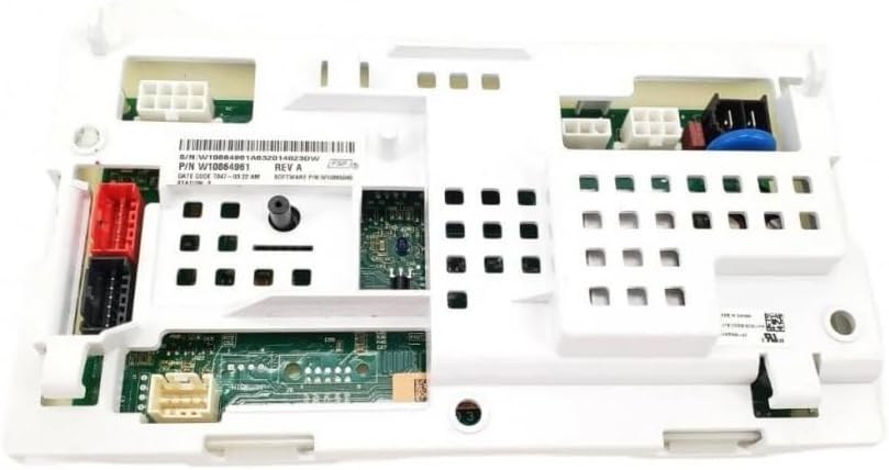 W10864961 Washer Control Board W11124821 (AP6278066) Replaces 4816004, PS12347406, W10779754, W10831167, W10914276, W10916470 Compatible with Whirlpool WTW4915EW2, WTW4915EW1