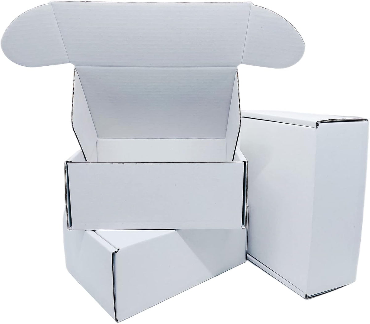 Small White Box 6 x 4 x 3 Inch 50 Pack Shipping Boxes