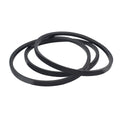 1PCS Drive V Belt Rubber Power Transmission Belt A1397 Inner Girth 55 Width 13mm Triangle Belt for Industrial Machinery Replace Belt（Black）