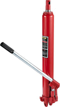 Hydraulic Long Ram Jack, 8 Tons/17363 lbs Capacity, with Single Piston Pump and Clevis Base, Manual Cherry Picker