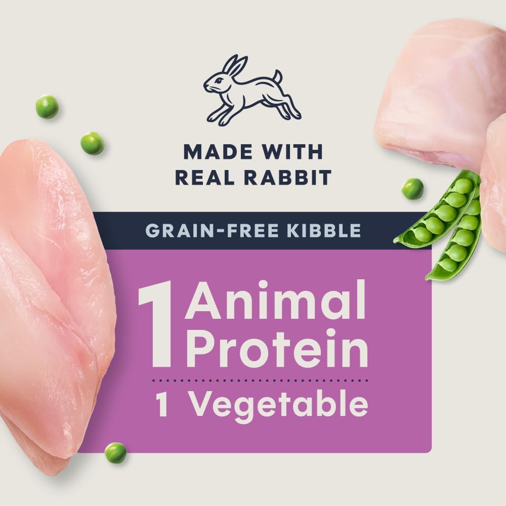 Limited Ingredient Diet Dry Cat Food, Real Rabbit, 4.5 lb. Bag