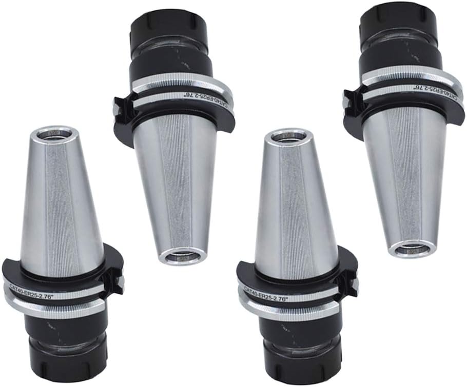 findmall CAT40 Tool Holder ER25 Collet Chuck Set Length 2.76"/70mm