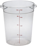 RFSCW8135 9-15/16" Top Diameter x 10-7/8" Height, Camwear Clear Polycarbonate Round Food Storage Container (Cover
