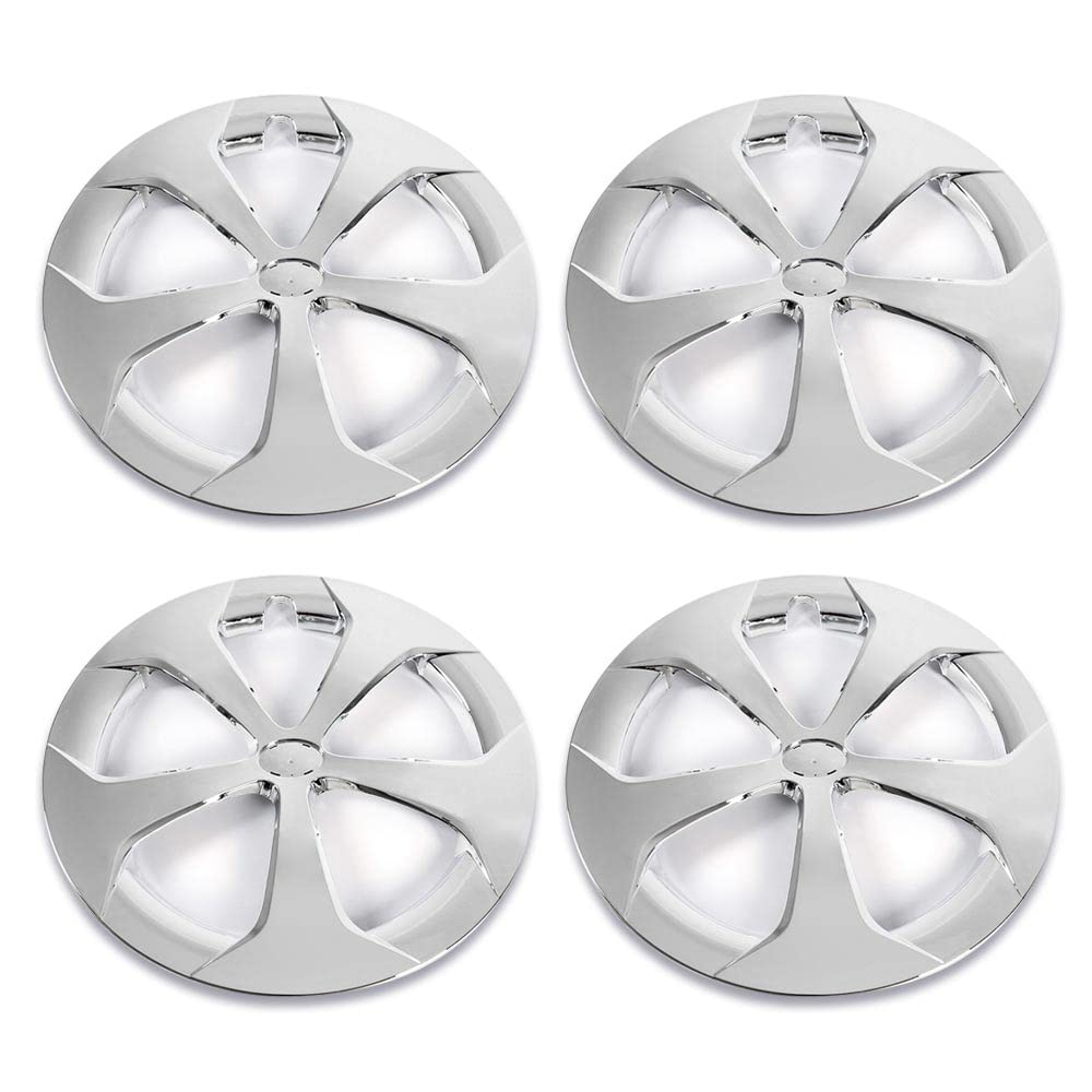 4PCS Wheel Center Caps, Silver