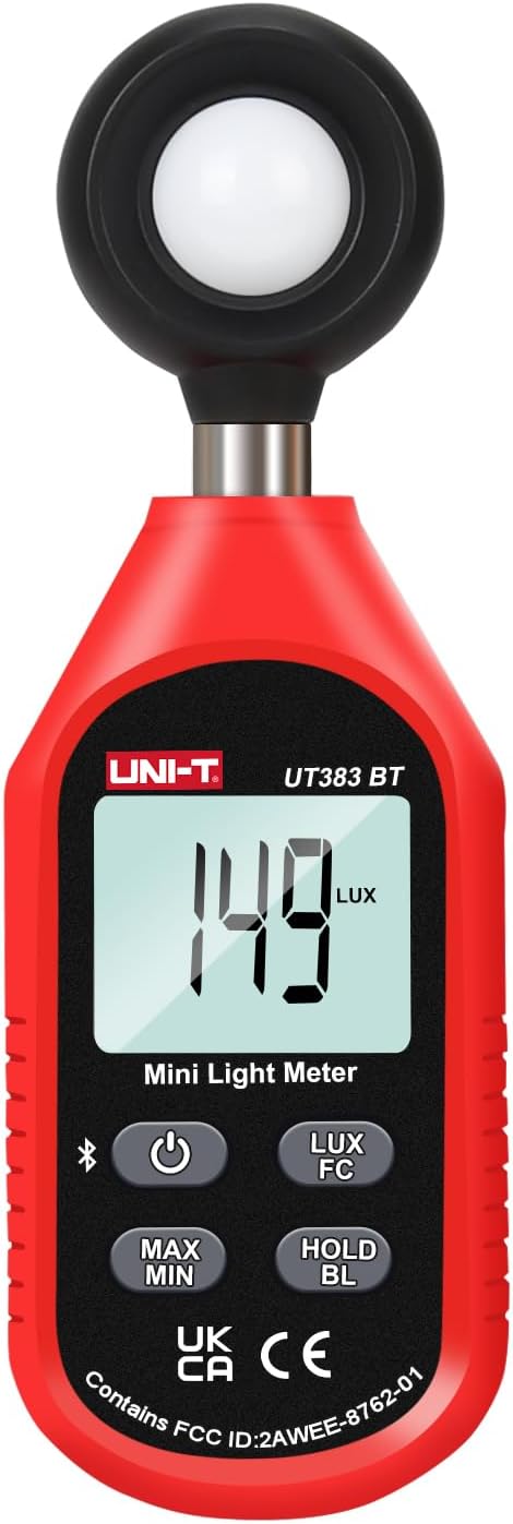 UNI-T Light Meter UT383BT Lux Meter Digital Illuminance Meter