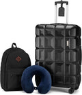 Luggage Sets,Lightweight Hard Shell Suitcase Set with Spinner Wheels,Hardside Luggage 3-Piece Set with TSA Lock