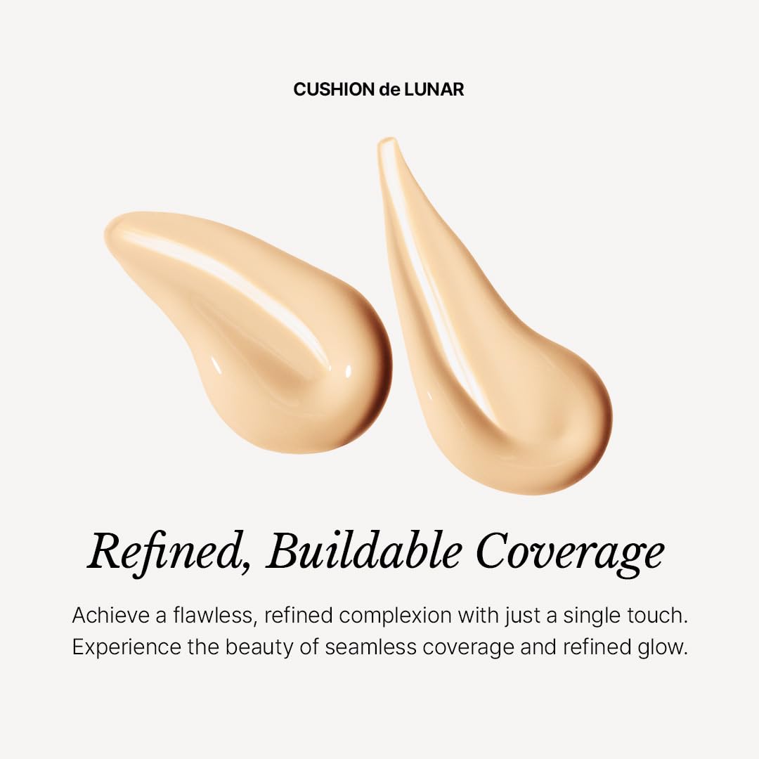 [CHALLANS de PARIS] Cushion de Lunar Excellence Cushion Foundation – 23 Medium Beige | Long-Wear, Buildable Coverage