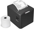 Thermal Receipt Printer 80mm Desktop Direct Thermal Printing USB+LAN Connection High Speed with Auto Cutter Large