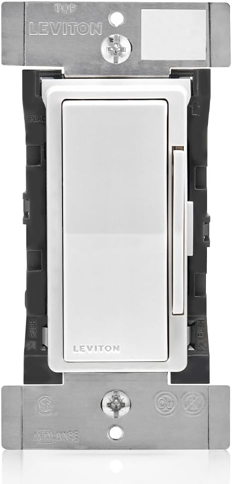 Leviton Decora Digital Dimmer Switch, DDM06-1LZ, White/Ivory/Light Almond
