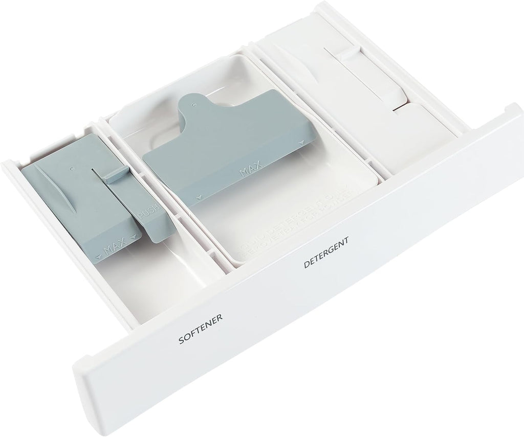 W10861667 W10794820 W10601851 Washer Dispenser Drawer Assembly Compatible with Whirlpool Maytag Washers Appliance Drawer Replacement Part, White