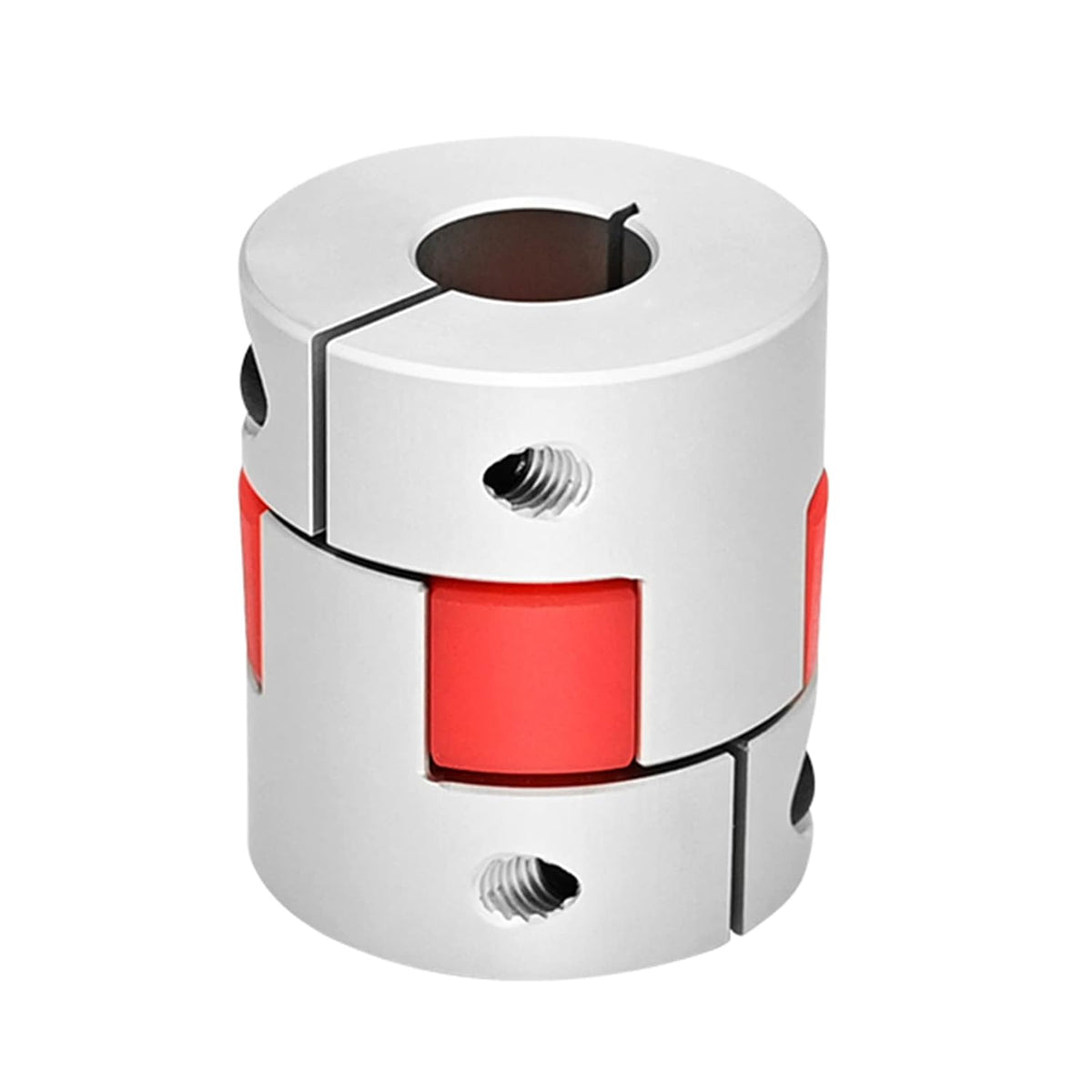 Upgrade D25*L30 Flexible Shaft Coupling 10mm to 10mm Aluminium Plum Connector Flexible Coupler for 3D Printer CNC Machine and Servo Stepper Motor