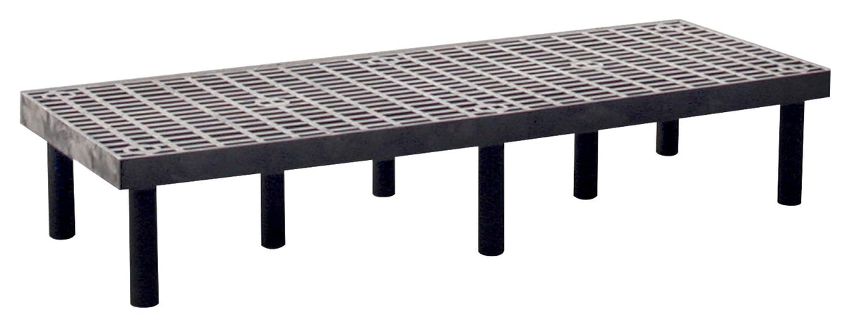 373-662412DPP Polymer Dunnage Rack, Vented, 1000 lb. Load Capacity, polyethylene, Made in The USA