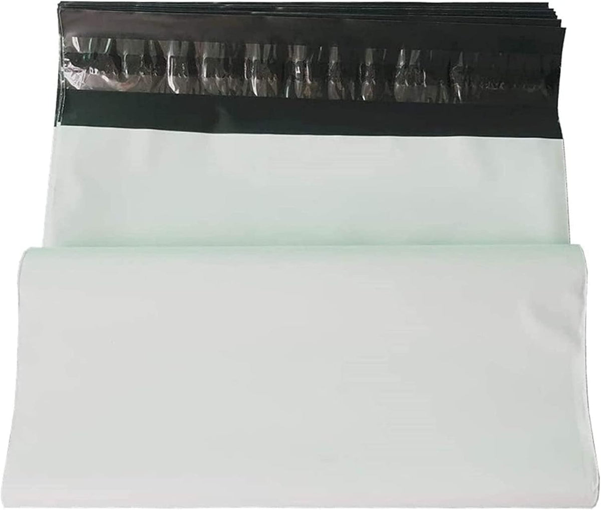 White Poly Mailers 12 X 15.5 Inch 12 Pcs, Self-Sealing Shipping Plastic Bag