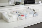 9.5" x 6" x 5" Plastic Stackable Storage Bin, Clear