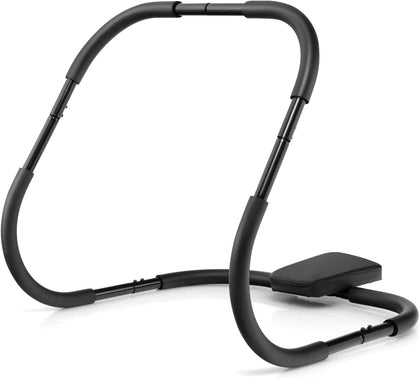 Ab Cruncher, Abdominal Trainer Sit up Assistant Roller with Padded Headrest, Fitness Exercise Training Machine for