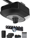 1 HP Belt Drive Smart Garage Door Opener with Built-in Camera, Single LED Lighting, Battery Backup, and myQ Connectivity