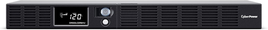 OR500LCDRM1U Smart App LCD UPS Battery Backup and Surge Protector, 500VA/300W, 6 Outlets, AVR, 1U Rackmount, UL