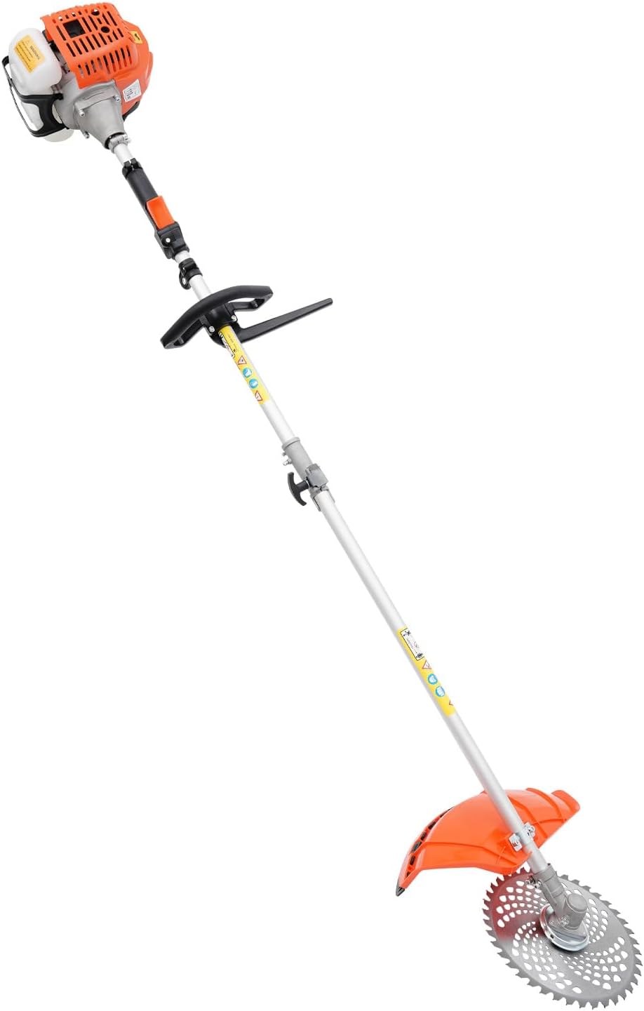 5 in 1 Gas Weed Eater, 2 Stroke 52CC 2.3HP Gasoline Weed Wacker Air Cooled Single Cylinder Gas Trimmer Alloy Steel