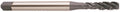 YG-1 BS Series Vanadium Alloy HSS Spiral Flute Tap, Steam Oxide, Round Shank with Square End, Modified Bottoming Chamfer, M10-1.25 Thread Size, D5 Tolerance