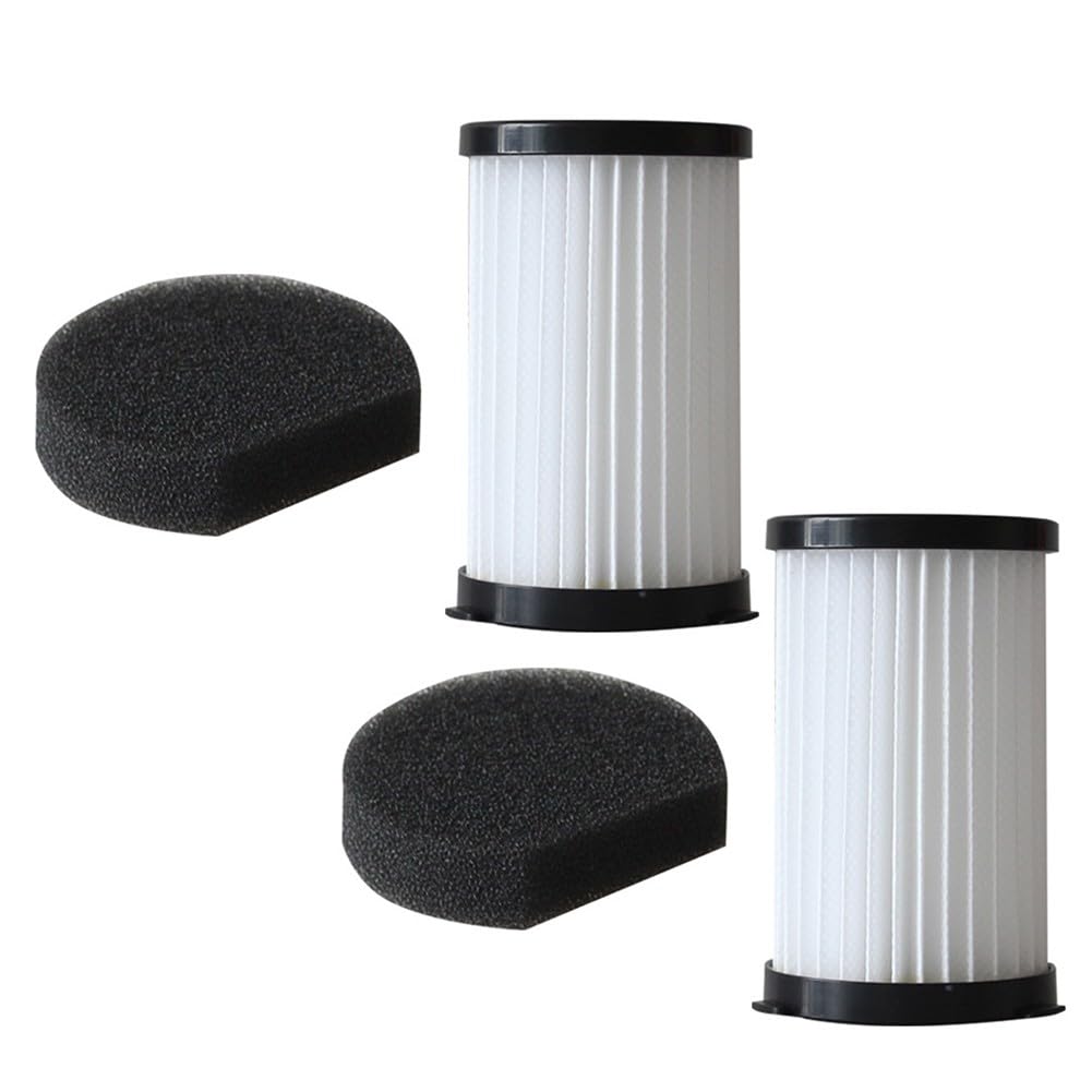 HogarTech Replacement Filter Set Compatible for Iwoly V600 Vacuum Cleaner, Washable ABS Filter and Sponge Replacement Parts