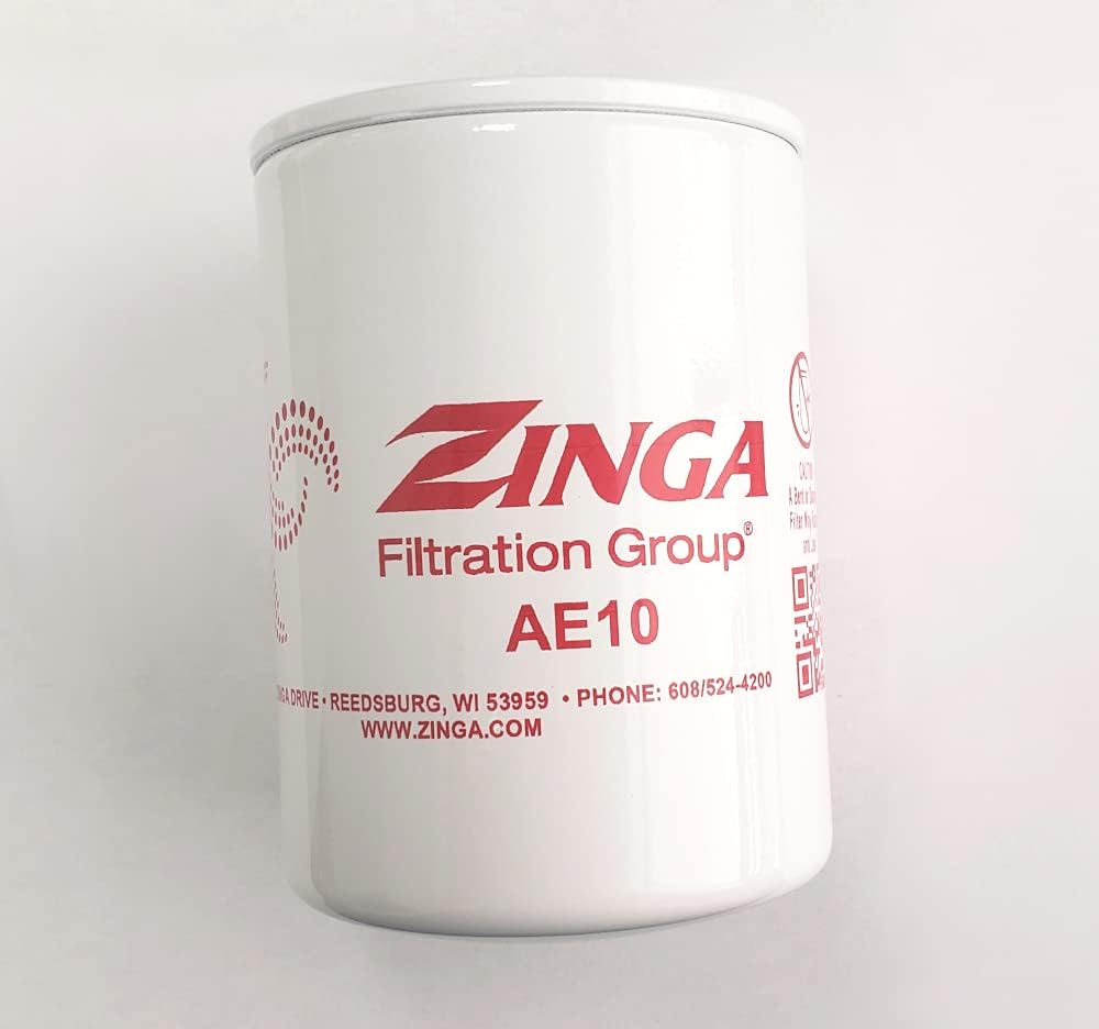 ZA AE-10-4PK - Zinga Spin on Filter 10 Micron 1'' - 12 Threads - (4 Pack)