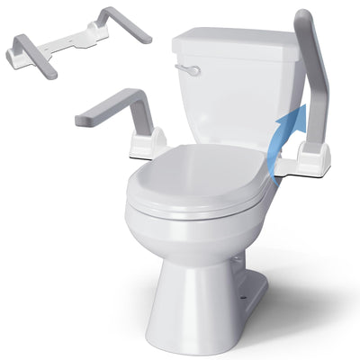 Toilet Safety Rails for Seniors,500lb Heavy-Duty Toilet Safety Frame