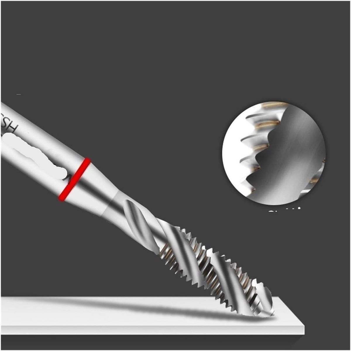 Red Ring Standard Spiral Pointed Tap(UNS3I16-28,Spiral Fluted Tap)