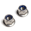 FullerKreg M4 x 0.7 Hex Flange Nylon Insert Lock Nuts, Pack of 25