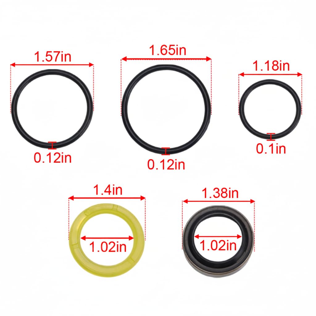 AUTOVIC Steering Cylinder Seal Kit for Kubota H12200 BX Series