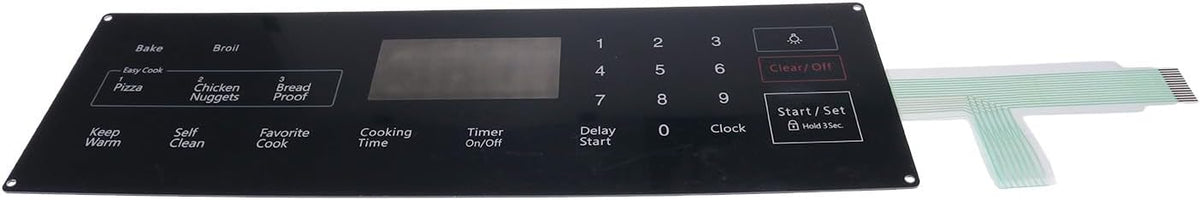 AIVWUMOT Membrane Switch Touchpad DG34-00025A Compatible with Samsung Range Oven NX58F5300SS NX58F5500SS NX58F5500SB PS8764897 AP5800759