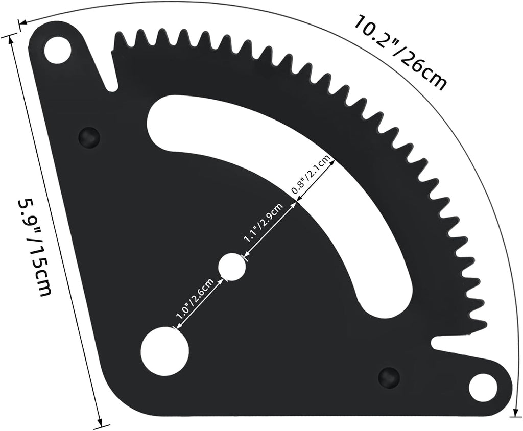 25 Teeth Steering Sector Gear Kit Compatible with John Deere Lawn& Garden Tractor L105 L108 L110 L111 L118 L120 L130