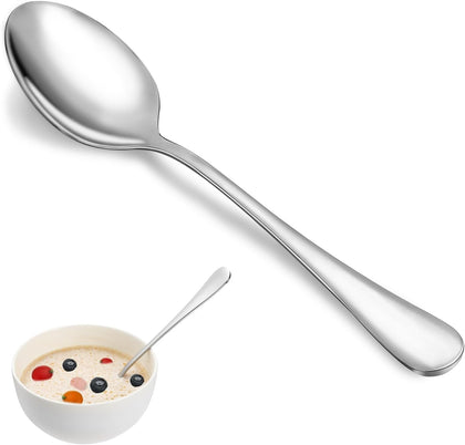 Dinner Spoon Set,16 Pcs 7.3" Tablespoons,Premium Food Grade Stainless Steel Spoons,Durable Metal