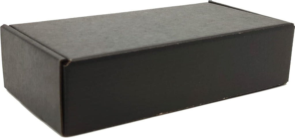 8x6x2 Shipping Boxes Set of 50, Black Mailer Corrugated Cardboard Box
