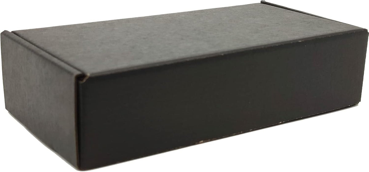 8x6x2 Shipping Boxes Set of 50, Black Mailer Corrugated Cardboard Box