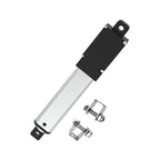 Stroke 125mm 20N 5 Inch Mini Linear Actuator 12V Force 4.5lbs Electric Linear Motion Actuators High Speed 1.2"/sec for Robotics,Home Automation with Mounting Brackets
