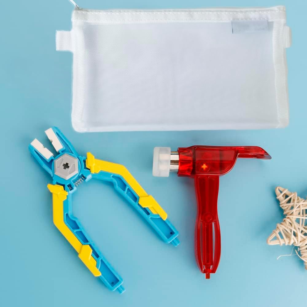 Building Blocks Tool Kit, Including Brick Separator, Block Picker, Multi-Purpose Hammer 3 in 1 Sets Color Random