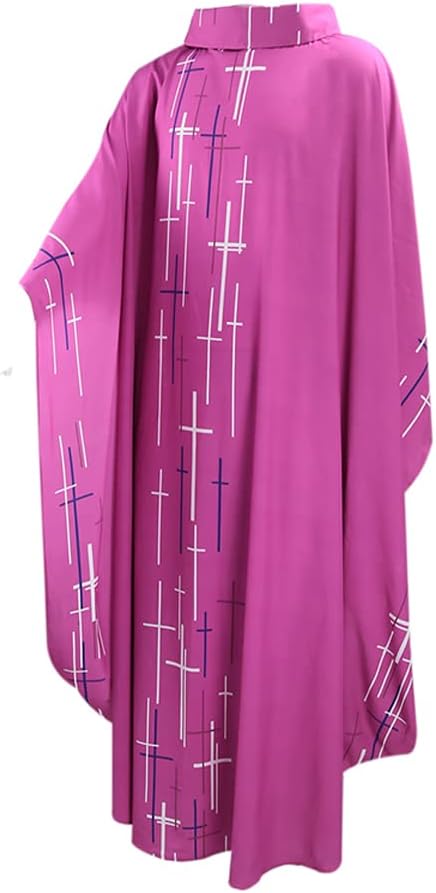 Church Pastor Celebrant Chasuble Priest Vintage Robe Gown Cape Casscock Clergy Pulpit Altar Server Vestment Men Women