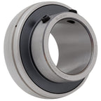 [2-Pack] UC212 - Insert Bearing - 2.362 in Bore - 4.331 in Outer Diameter - 2.563 in Width - 1.063 in Outer Ring Width, Set Screw Locking Collar, Double Sealing, Relubricable